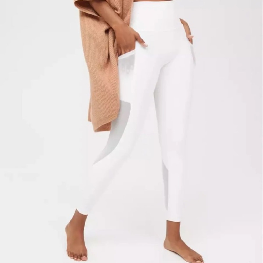 Aerie white leggings